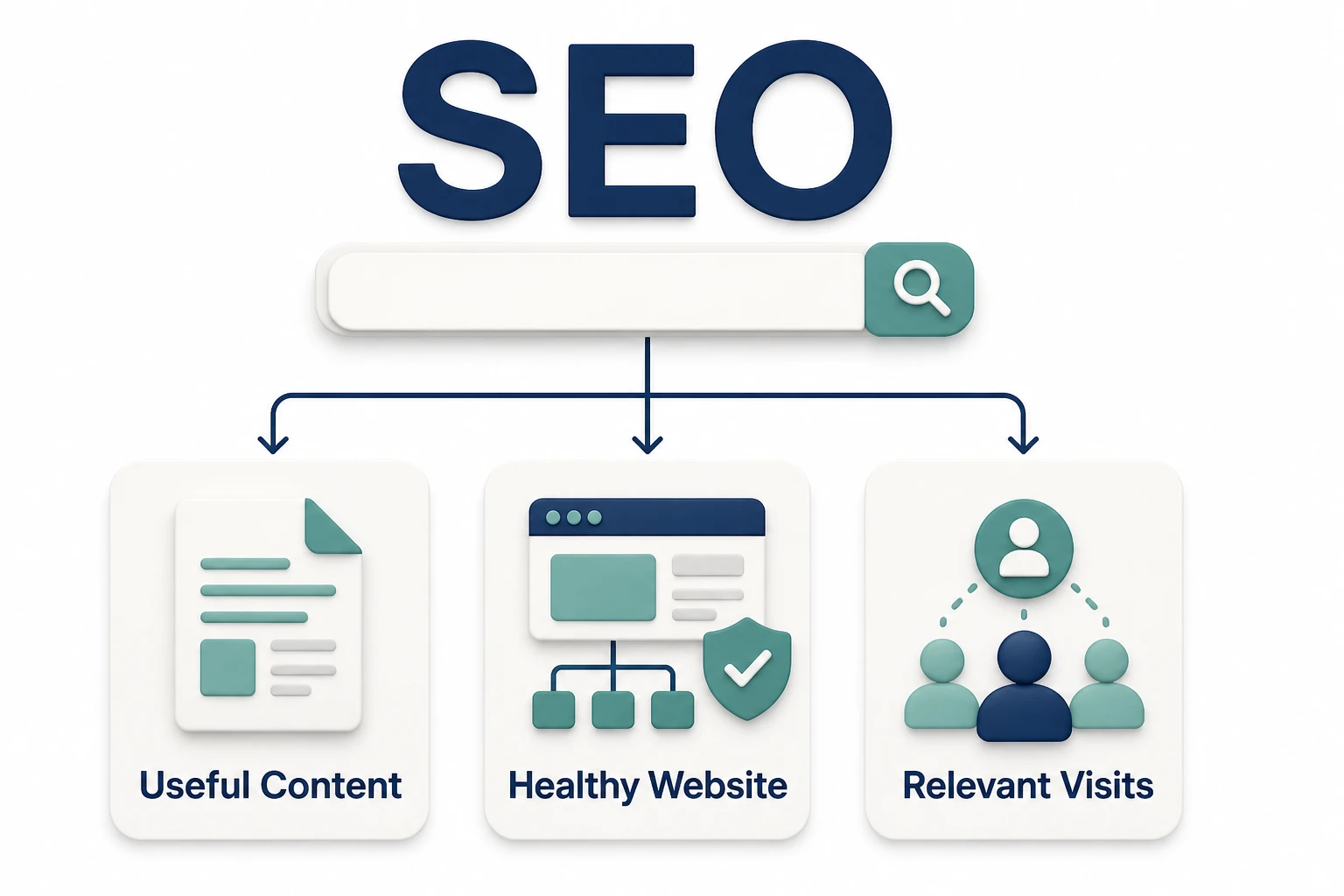 SEO brings relevant visitors to useful websites