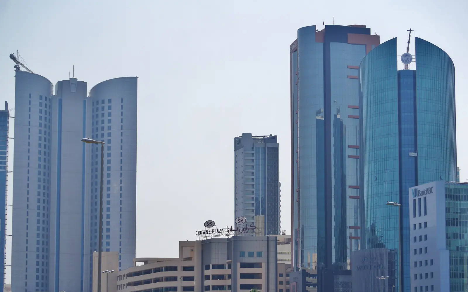 Manama skyline at dusk