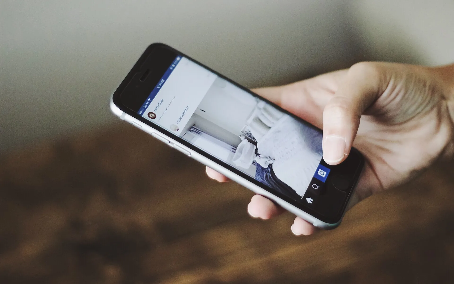 Browsing Instagram