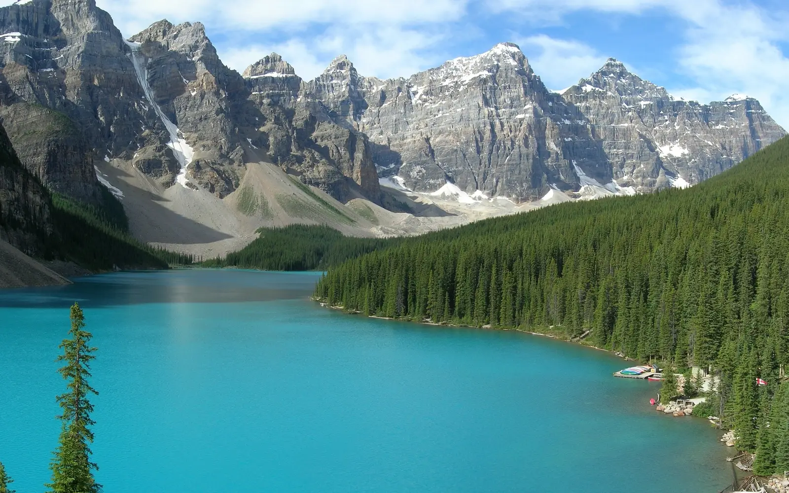 Moraine Lake in the Canadian Rockies