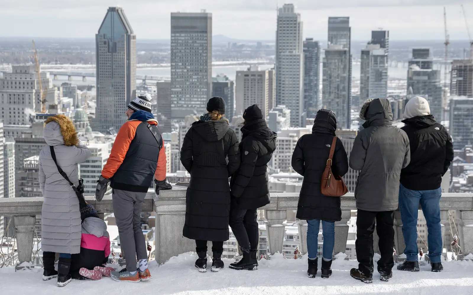 Montreal skyline from Mount Royal