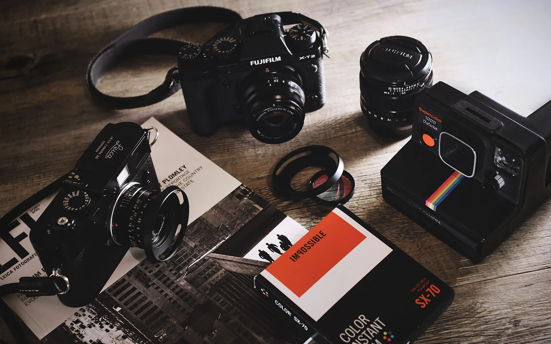 Camera equipment film lens