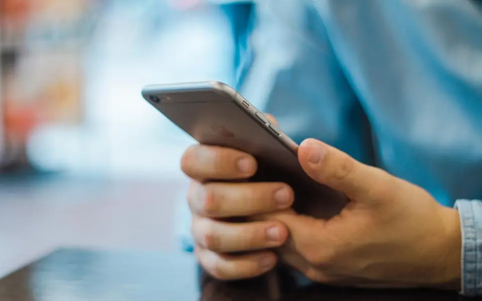 Social media on a smartphone