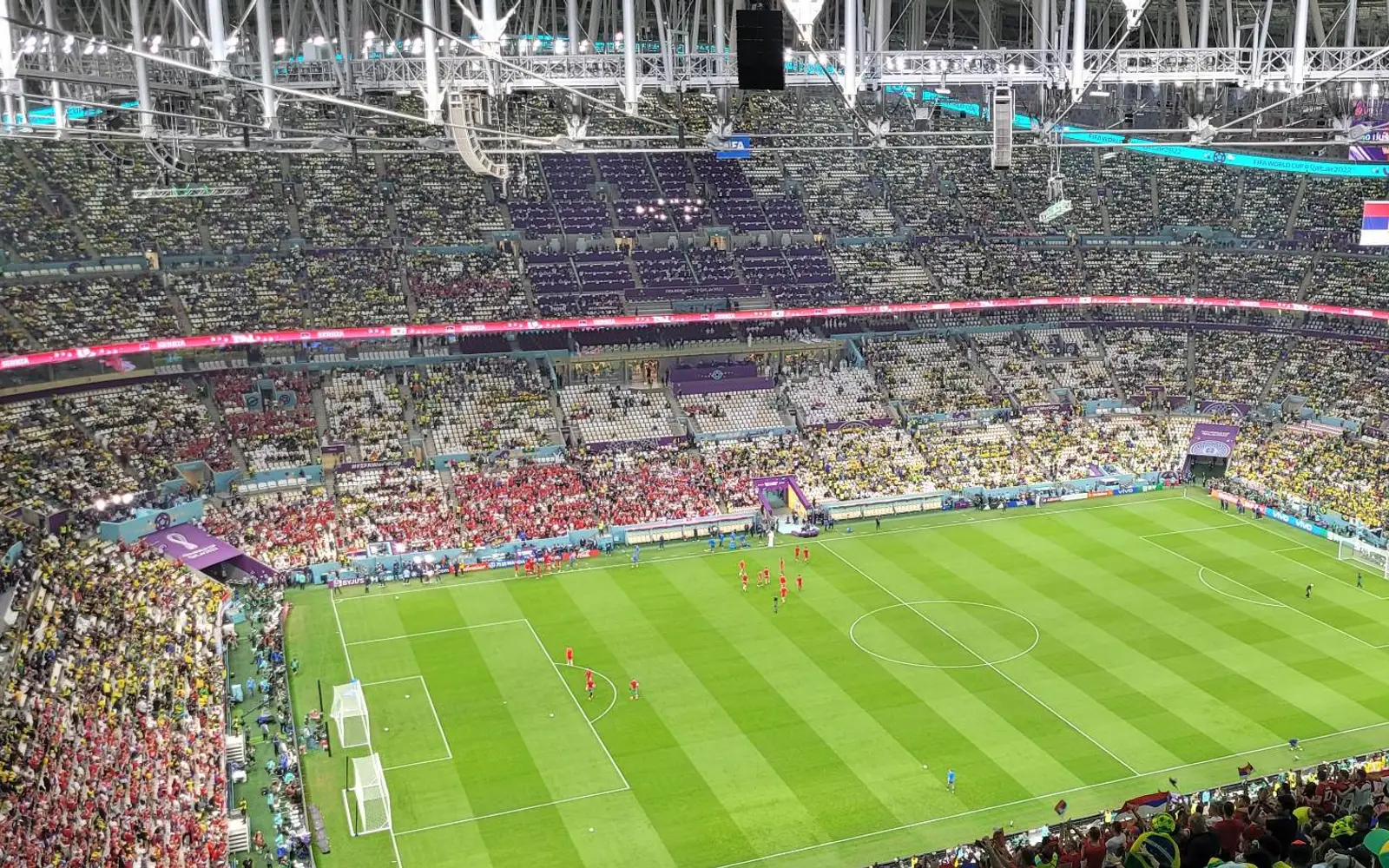 Lusail Stadium during the 2022 World Cup