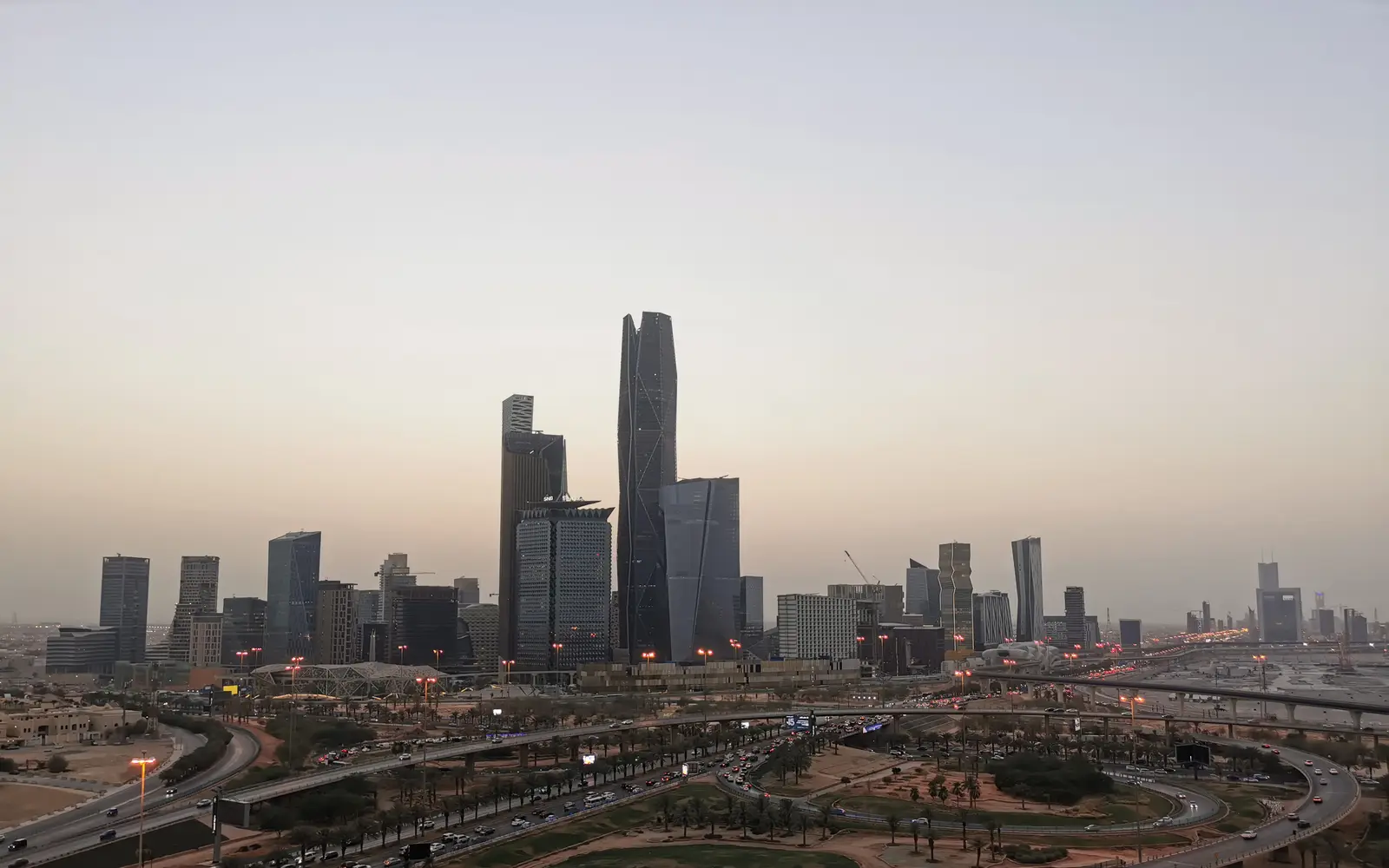 Business district in Riyadh