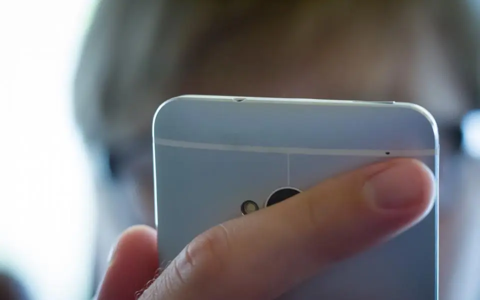Social media advertising on a phone