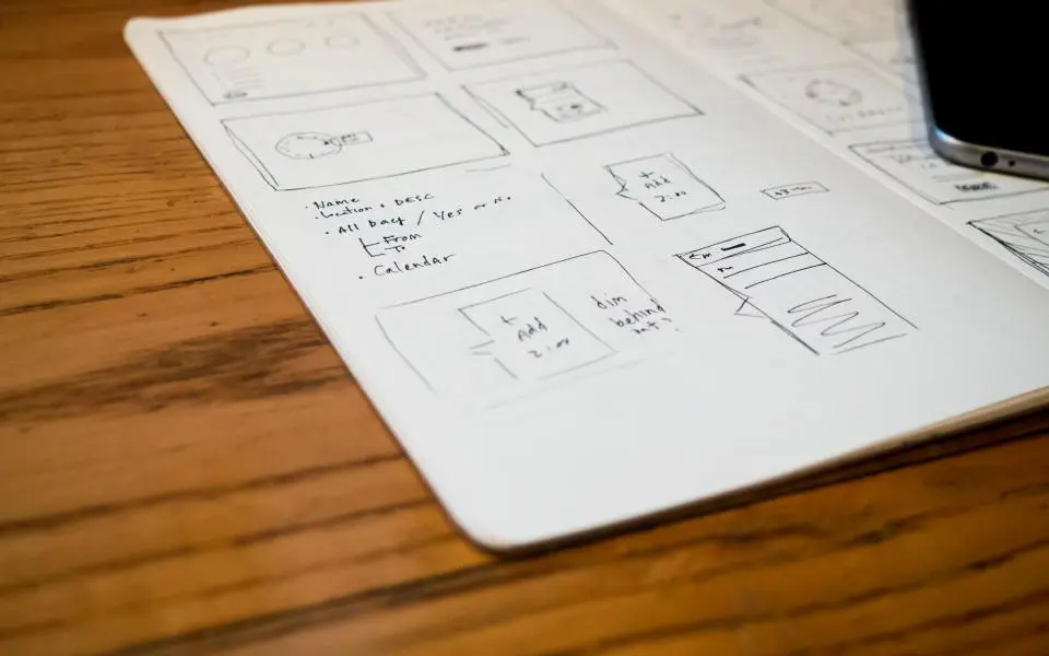 Designing a website layout