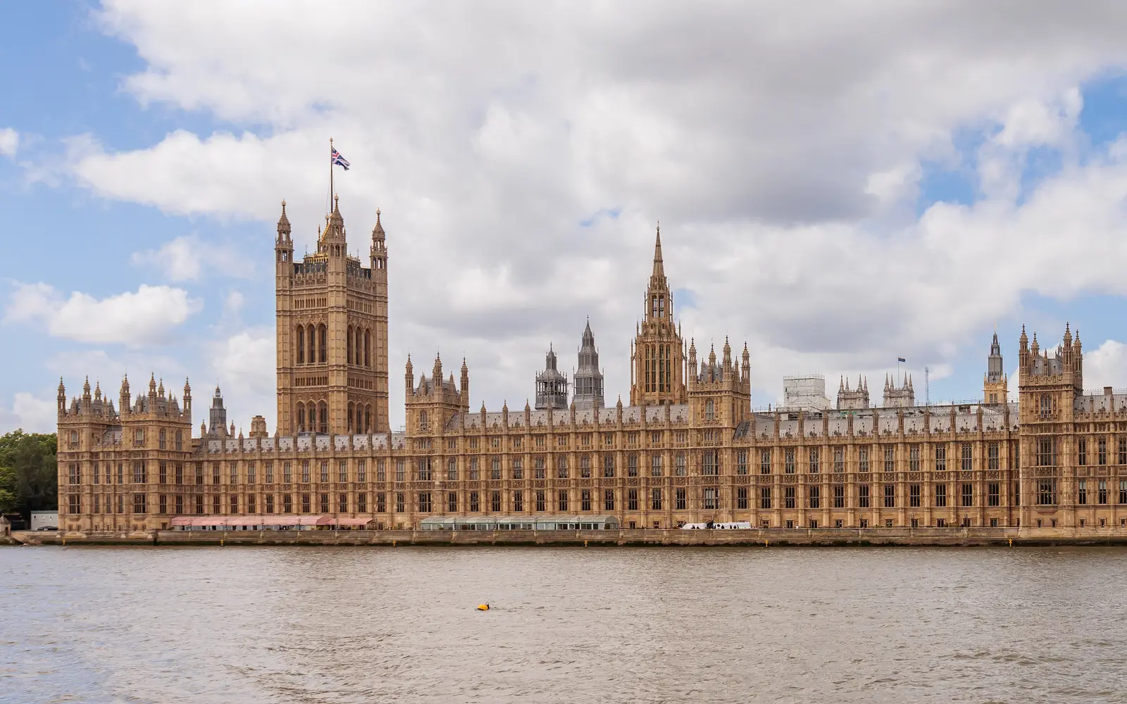 Palace of Westminster on the Thames