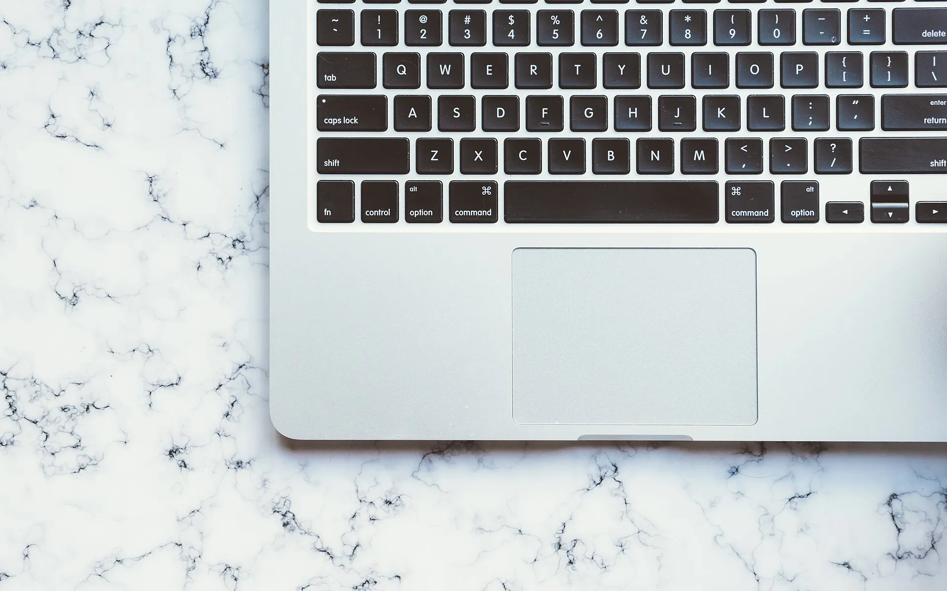 Minimal laptop keyboard